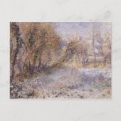Snowy Landschap Briefkaart (Voorkant)