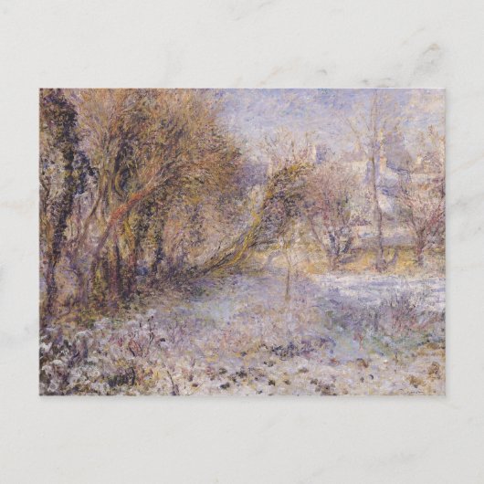Snowy Landschap Briefkaart (Voorkant)