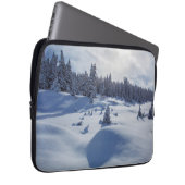 Snowy Landschap Laptop Sleeve (Voorkant Rechts)