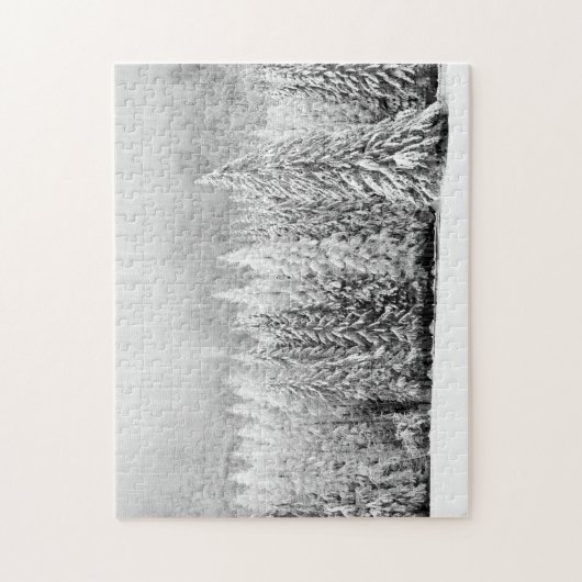 Snowy Landschap Legpuzzel (Verticaal)