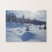 Snowy Landschap Legpuzzel (Horizontaal)