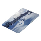 Snowy Landschap Magneet (Linkerzijde)