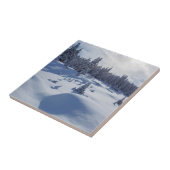 Snowy Landschap Tegeltje (Zijkant)