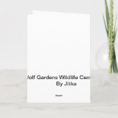 Snowy Lane Christmas Card Feestdagen Kaart (Achterkant)