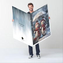 Snowy Love Voorstel - Surprise Giant Kaart