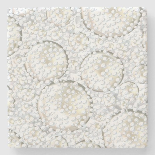 Snowy Marble Onderzetters (Voorkant)