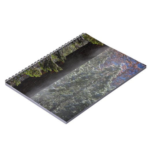 Snowy Mist in het bos Notitieboek (Linkerzijde)