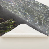 Snowy Mist in het bos Sherpa Deken (3/4)