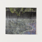 Snowy Mist in het bos Wandkleed (Voorkant (horizontaal))