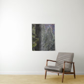 Snowy Mist in het bos Wandkleed (In situ)