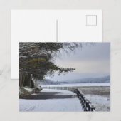 Snowy Morning Briefkaart (Voorkant / Achterkant)