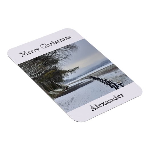 Snowy Morning Flexible Magneet (Rechterzijde)