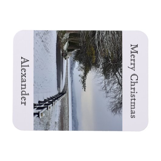 Snowy Morning Flexible Magneet (Horizontaal)