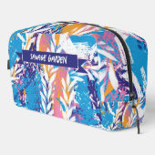 Snowy morning garden. doppkit toilettasje (Rechterhoek)