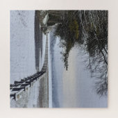 Snowy Morning Jigzaag Puzzle Legpuzzel (Horizontaal)