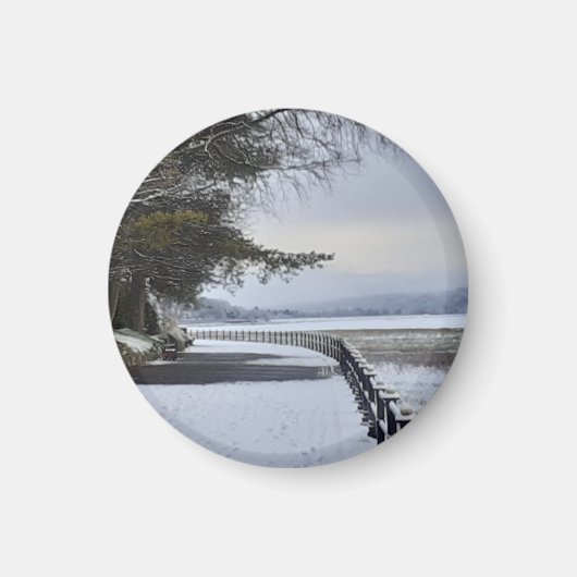 Snowy Morning Magnet (Voorkant)