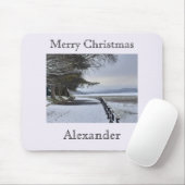 Snowy Morning Muismat (Met muis)