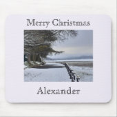 Snowy Morning Muismat (Voorkant)