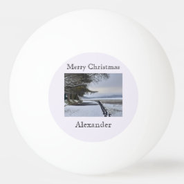 Snowy Morning Pingpongbal