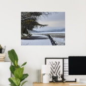 Snowy Morning Poster (Thuiskantoor)