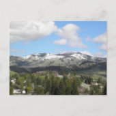 Snowy Mount Diablo Briefkaart (Voorkant)