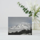 Snowy Mount Rainier Briefkaart (Staand voorkant)