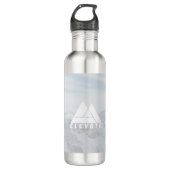 Snowy Mountain Adventure Elevate Waterfles Waterfles (Voorkant)