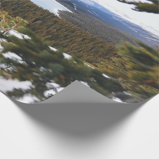 Snowy Mountain Cadeaupapier (Hoek)