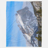 Snowy Mountain Fleece Deken (Voorkant)