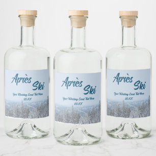 Snowy Mountain Forest Apres Ski Wedding Event Likeurfles Etiket