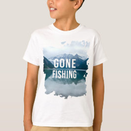 Snowy Mountain Lake Gone Gevist T-shirt
