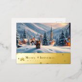 Snowy MOuntain Mouse Post Kaart I (Voorkant / Achterkant)