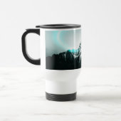 Snowy mountain mysterious blue neon light reisbeker (Links)