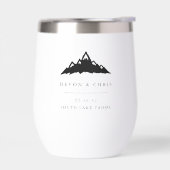 Snowy Mountain Peak bestemming bruiloft gunst (Links)