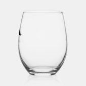 Snowy Mountain Peak bestemming bruiloft gunst Wijnglas Zonder Voet (Links)