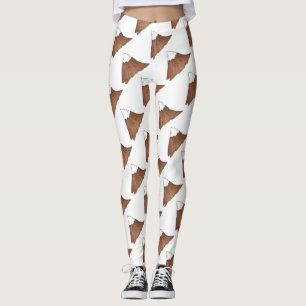 Snowy Mountain Peak Mountains in openlucht Leggings