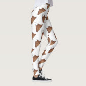 Snowy Mountain Peak Mountains in openlucht Leggings (Rechts)
