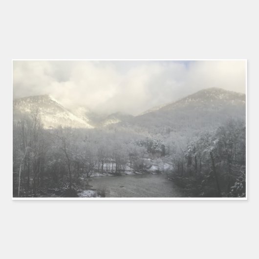 Snowy Mountain Sticker (Voorkant)