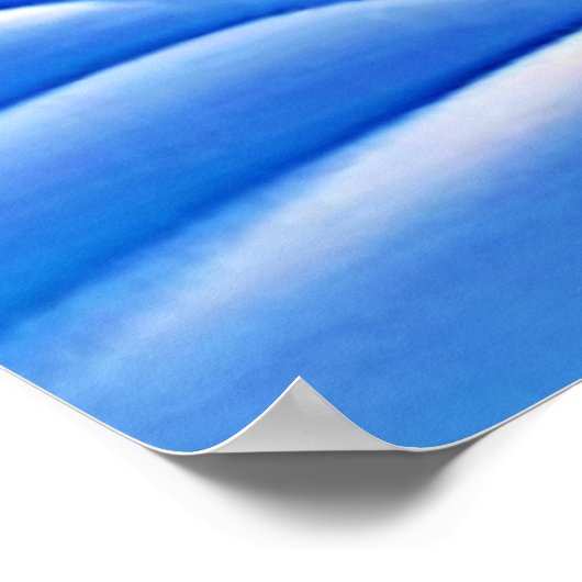 Snowy Mountain Sunset Glow Poster (Hoek)