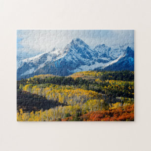 Snowy Mountain & Trees Legpuzzel