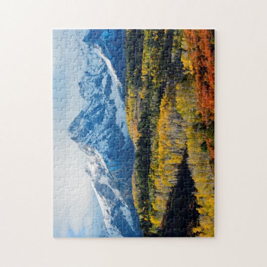 Snowy Mountain & Trees Legpuzzel (Verticaal)
