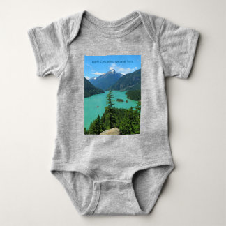 Snowy Mountain Turquoise Lake in Washington Romper