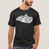 Snowy Mountains Active T-shirt (Voorkant)