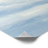 Snowy Mountains Cabin - schilderachtige landschaps Poster (Hoek)