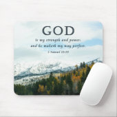 Snowy Mountains Christain Mousepad Muismat (Met muis)