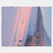 Snowy Mountains Fleece Deken (Voorkant (Horizontaal))