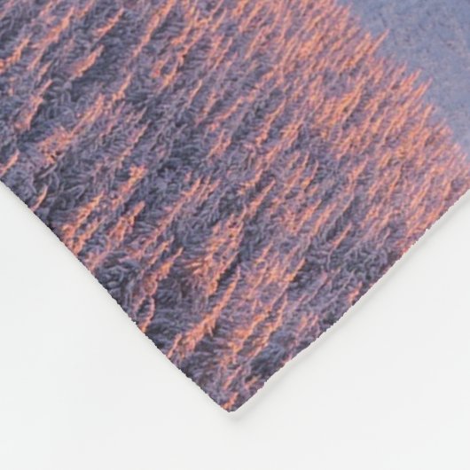 Snowy Mountains Fleece Deken (Hoek)