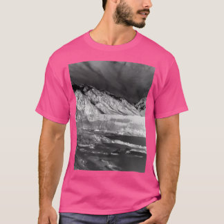 Snowy Mountains River en Geweldige nachtelijke fan T-shirt