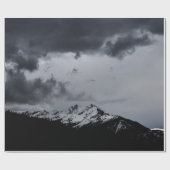 SNOWY MOUNTAY ONDER DRAMATISCHE KLEUREN CADEAUPAPIER (Vlak)