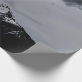 SNOWY MOUNTAY ONDER DRAMATISCHE KLEUREN CADEAUPAPIER (Hoek)